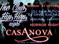 ★THE CLUB HIP HOP HORROR NIGHT@ CASANOVA ★
