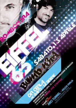 - EIFFEL 65 - Sabato 13 Aprile alla Bombon3ra. Pubblico · Creato da BOMBON3RA