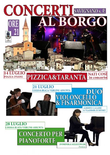 concerti al borgo savignano
