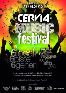 Cervia Music Festival Di Fine Estate @ King E Rock Planet