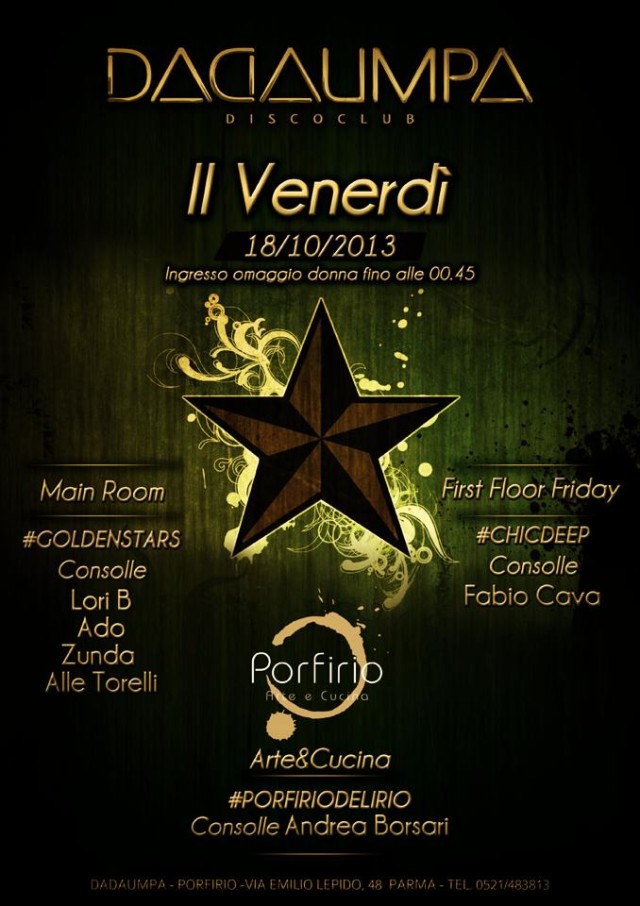 DADAUMPA & PORFIRIO: IL VENERDI! A star for you!