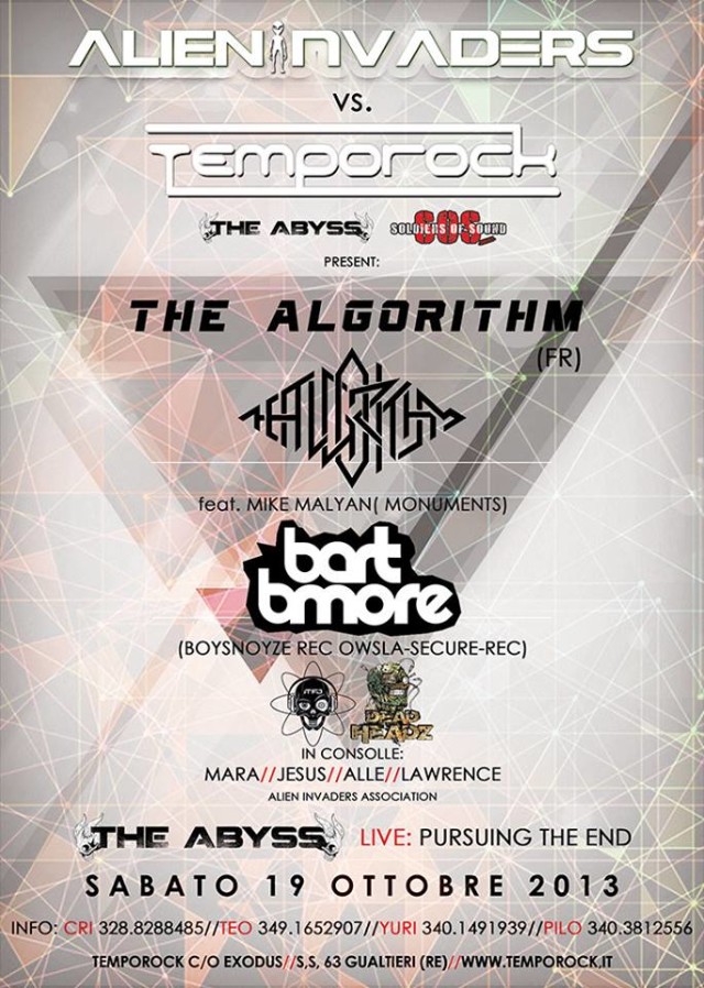 INAUGURAZIONE-ALIEN-BART-B-MORE--THE-ALGORITHM--DEAD-HEADZ-dissident-transistors