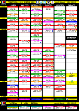 FIT VILLAGE - Programma corsi 2013-2014