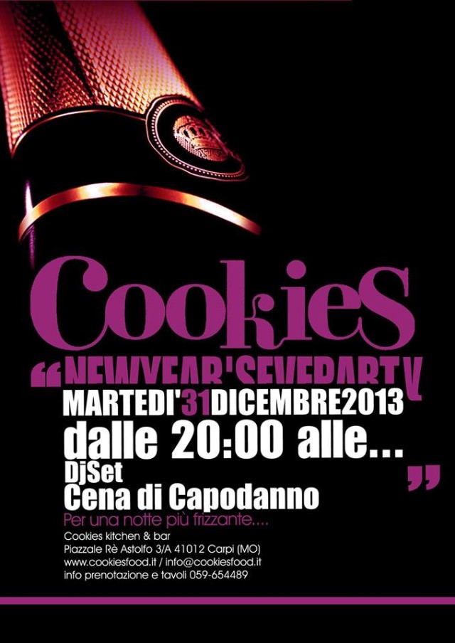 ULTIMO DELL'ANNO, capodanno, Cookies, carpi, modena, reggio emilia,