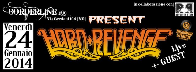 VENERDI 24 GENNAIO: INSOMNIA NIGHT - HARD REVENGE live! (+guest) 1