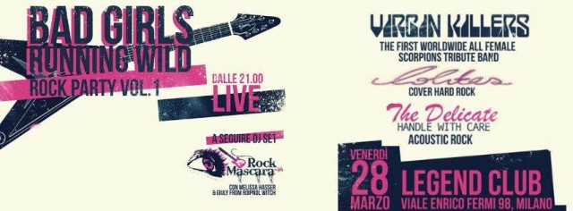 BAD GIRLS RUNNING WILD - Rock Party Vol.1 1