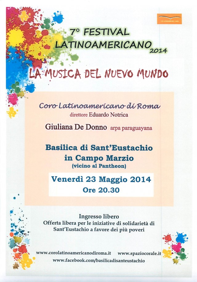 Festival Latinoamericano a Roma. "La Musica del Nuevo Mundo" 1