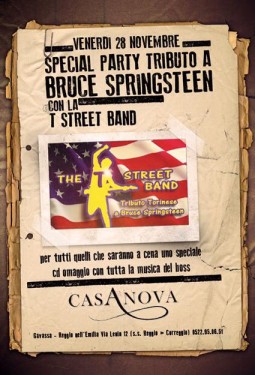 Special Live tributo a BRUCE SPRINGSTEEN con la T STREET BAND 1