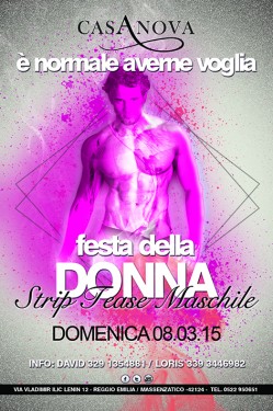 Domenica 8 marzo Casanova 3