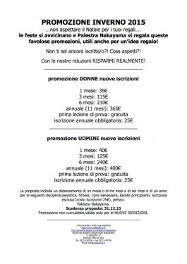 PROMOZIONE INVERNO 2015 1
