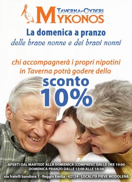 Tutte le DOMENICHE a PRANZO tutte le NONNE e tutti i NONNI... 1