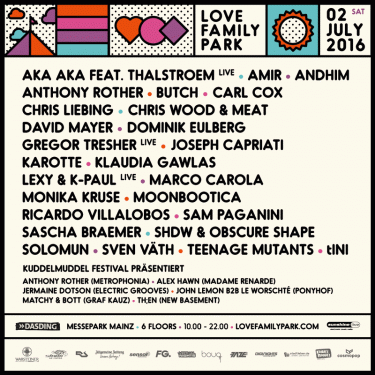 Love Family Park - 02 July 2016 - More than 40 artists on 6 stages, 12 hours of sound! 1