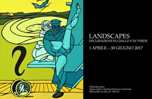 | Landscapes. Declinazioni in giallo e in verde | Opening: Sabato 1 aprile 2017 1