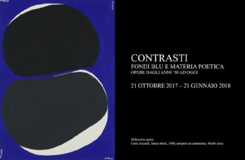 2000 & NOVECENTO Galleria d'Arte (RE) | Contrasti. Fondi blu e materia poetica | Opening: Sabato 21 ottobre 2017 1